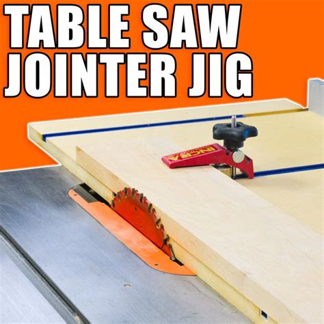 Table Saw Jointer Jig Router Jointer Jig How To Joint Wood Without A