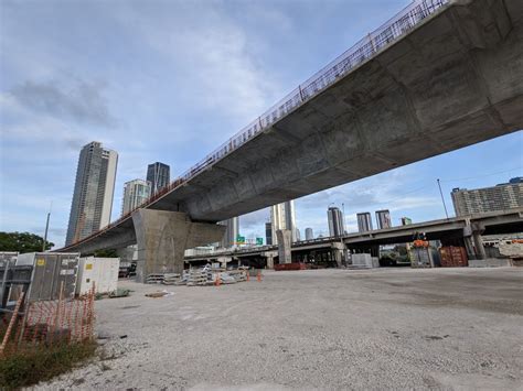 Downtown Miami 818m Signature Bridge Begins To Take Shape
