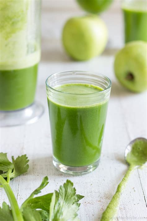 Looking for juice recipes that are made to help you lose weight and be healthy? Glowing Skin Green Juice Recipe - Happy Foods Tube