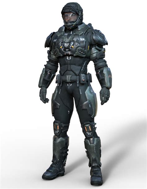 Star Citizen Armor Updated For Daz3d Freebie By Tranquil1 On Deviantart