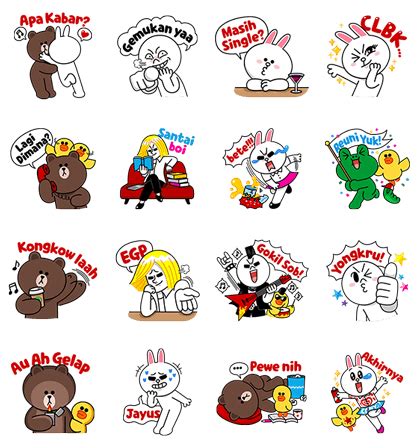 The advent of technology has also introduced certain hacking tools to enable an individual to have the access to other person's line messages. LINE Characters : Reuni Yuk! Line Sticker - Rumors City