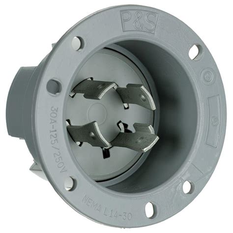 Legrand Pass And Seymour 30 Amp 250 Volt Locking Flanged Inlet L1430ficc3