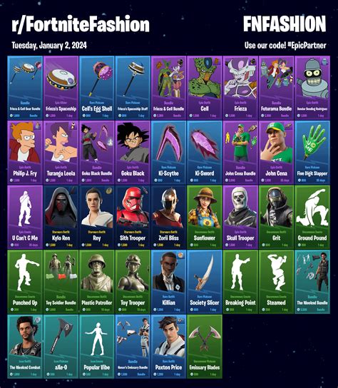 Daily Item Shop and Purchase Advice Megathread (2024-01-02) : r