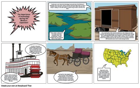 Westward Expansion Technology Impact Storyboard
