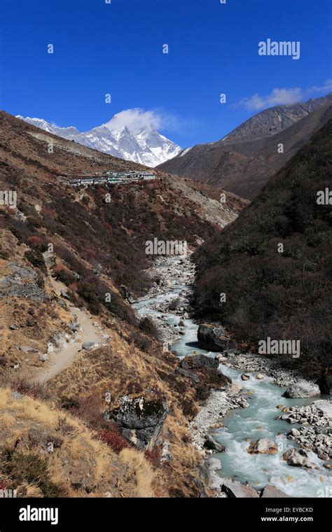 The Imja Khola River Valley Dingboche Pass Everest Base Camp Trek