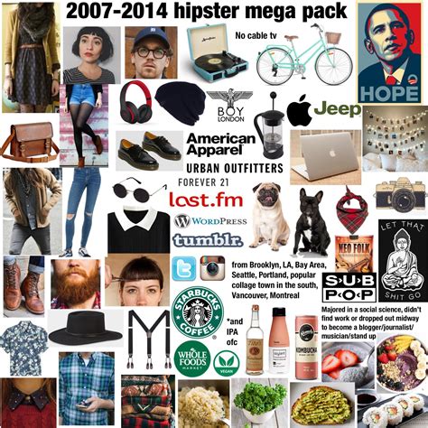 2007 2014 Hipster Starterpack Rstarterpacks Starter Packs Know