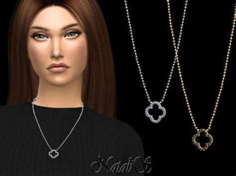 Open Clover Pendant By Natalis At Tsr Sims 4 Updates