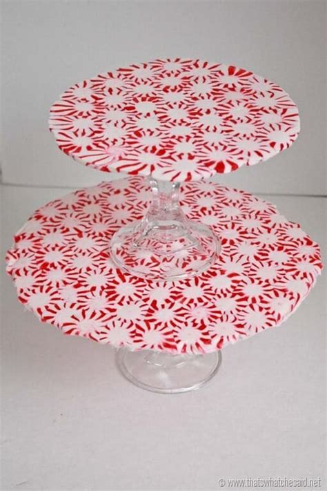 Tiered Peppermint Serving Tray Thats What Che Said