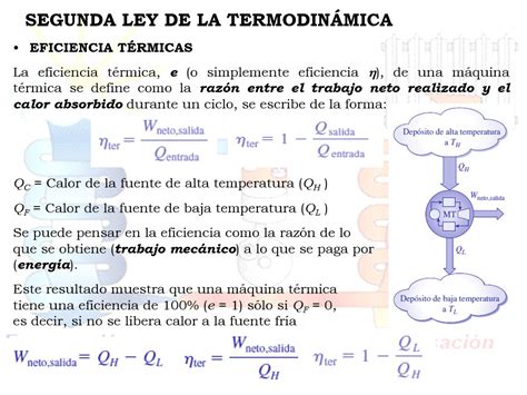 Termodinamica Termodinámica Segunda Ley De La Termodinámica