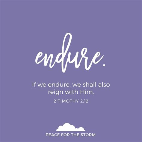 Endure Peace Bible Verse Endure Words