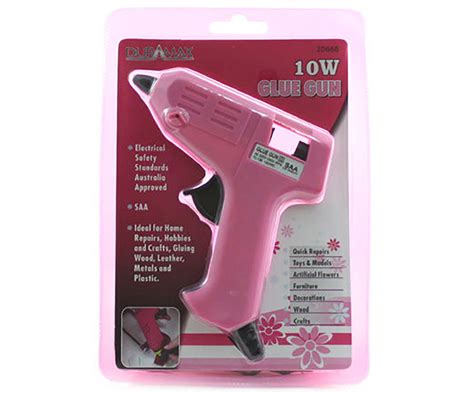Paperglitz Hot Glue Gun In Pink 10 Watt Includes 2 Glue Etsy