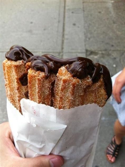Chocolate Filled Churros Chocolate Sauce Recipes Food Cravings Food