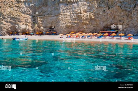 Paradise Beach Ionian Sea Coast Corfu Island Greece Stock Photo Alamy