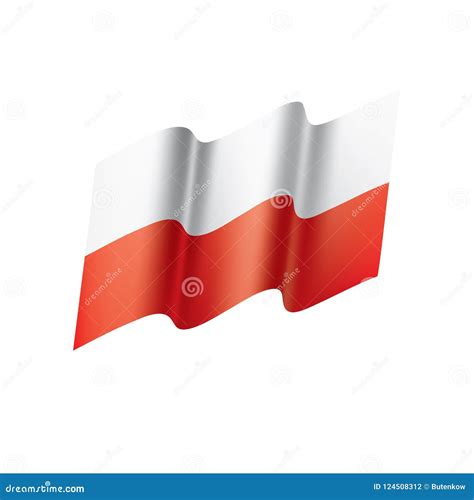 Poland Flag Vector Illustration Stock Vector Illustration Of