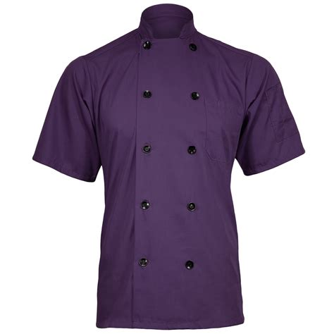 Chef Coat Short Sleeve 10 Button Uniform Gw