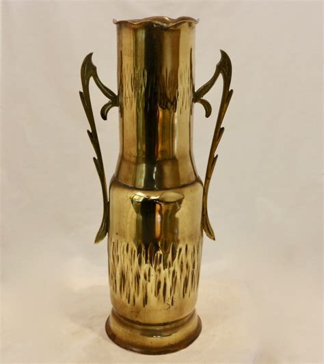 Trench Art Brass Shell Vase The Merchant Of Welby