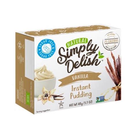 Simply Delish Instant Pudding Vanilla 48g Happy Tummies Pty Ltd