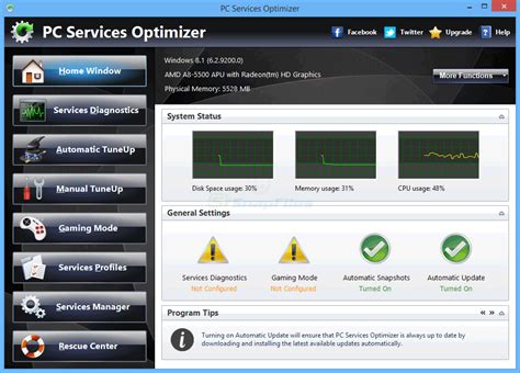 Pc Services Optimizer Screenshot And Download At