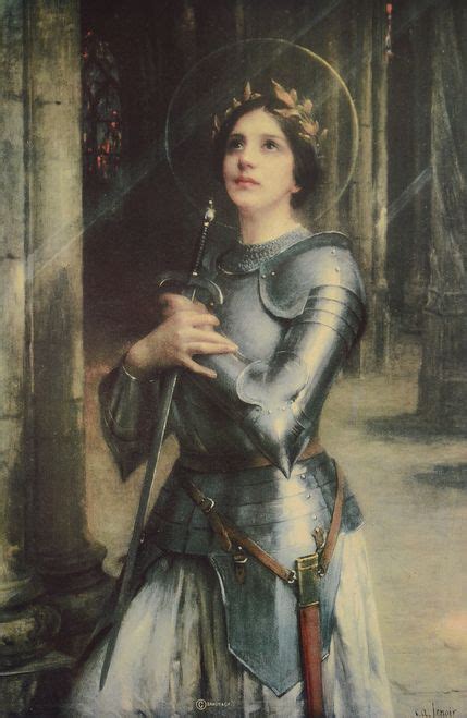 This Unique Poster Of Saint Joan Of Arc Depicts Her In Reims Cathedral