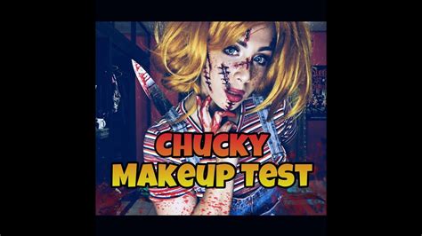 Chucky Makeup Test [ Halloween Makeup ] Youtube