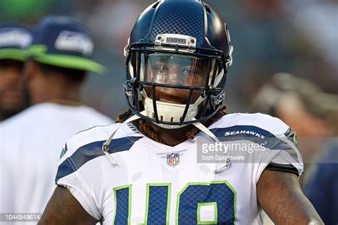 Seattle Seahawks Linebacker Shaquem Griffin Looks On In Game Action