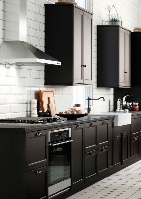 Dark brown base black kitchen cabinets kitchen the home depot. US - Furniture and Home Furnishings in 2020 | Kitchen ...