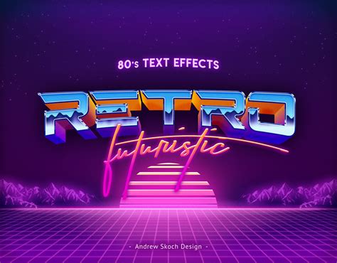 80s Retro Text Effects Vol2 Add Ons Graphicriver
