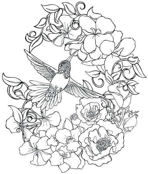 They are one of the most fun motives to color as you can use as many colors as you want. Advanced Flower Coloring Pages at GetColorings.com | Free ...