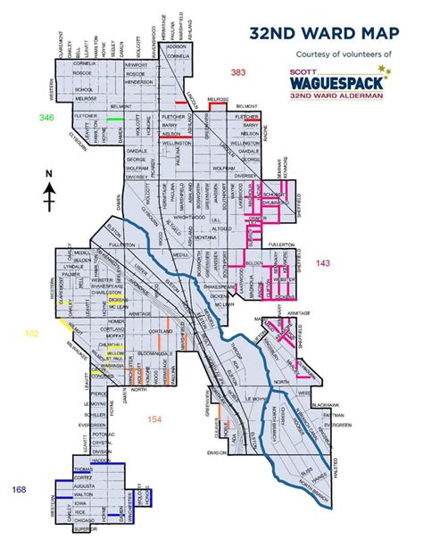 Parking Zone Chicago Map Colored Map