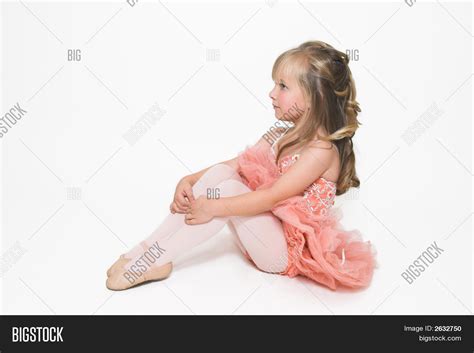 tiny ballerina sitting image and photo free trial bigstock