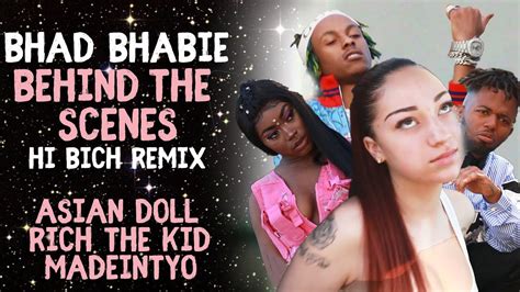 Bhad Bhabie Hi Bich Remix Bts Music Video Danielle Bregoli Youtube