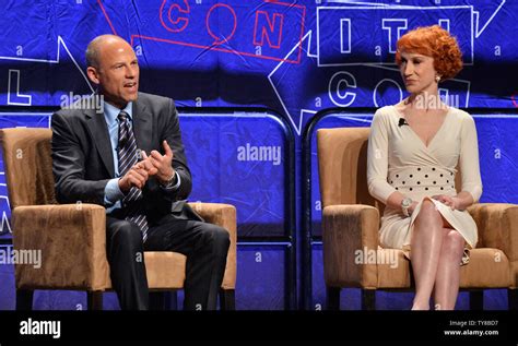 attorney michael avenatti and comedian kathy griffin participate in the afternoon joy panel