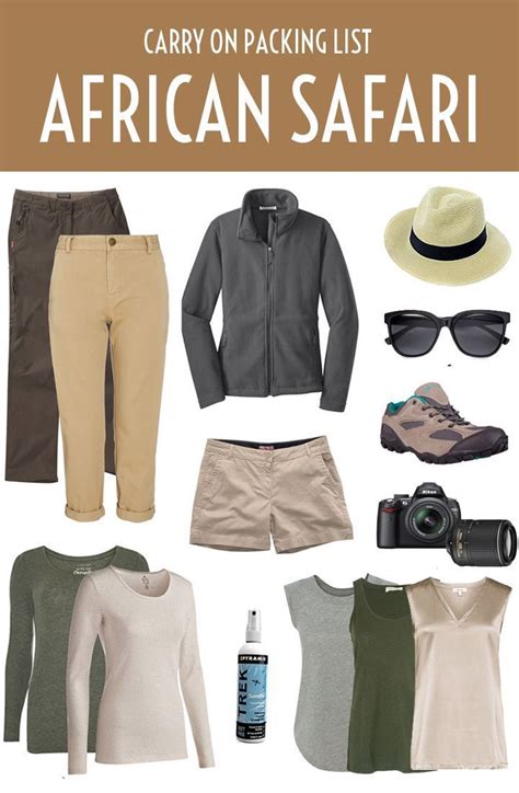 Travel Packing List What To Pack For An African Safari Safari