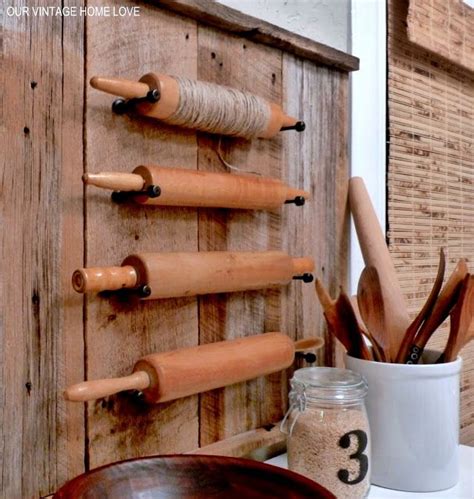 Our Vintage Home Love Rolling Pins Rolling Pin Display Primitive