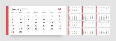 Calendario Mensual Para El Año 2022 La Semana Comienza El Lunes