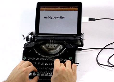 Ipad Usb Typewriter Mod