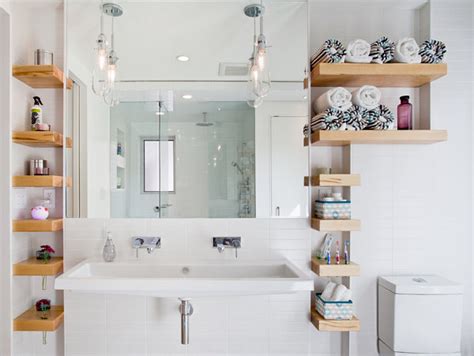 More shopping tips a bathroom shelf is key to the overall look. Bathroom Wall Shelves That Add Practicality And Style To ...