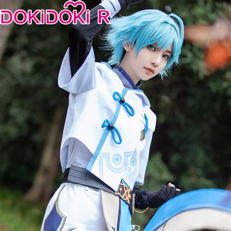 dokidoki  game genshin impact cosplay chongyun cosplay costume game