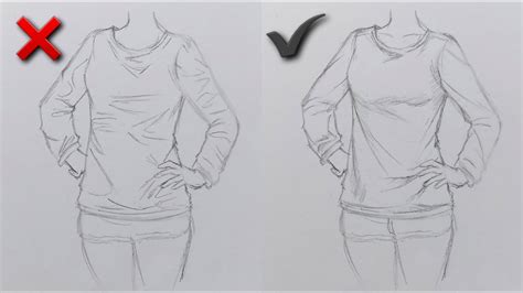 How To Draw Foldswrinkles On Anime Clothes Dos And Donts Ssart1