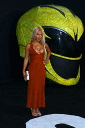 Christina Milian Power Rangers Premiere In Los Angeles