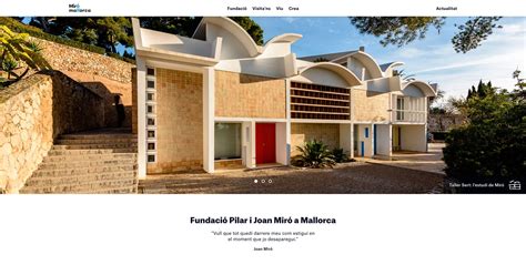 Miró Mallorca Website — Domo A Art Direction And Graphic Design
