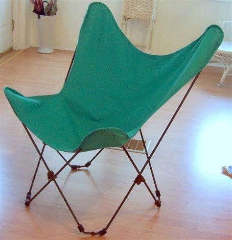 Vintage Butterfly Chair Hardoy Style Folding Patio Arm Chair Etsy