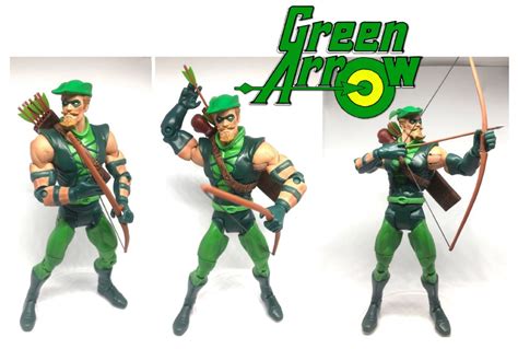 Classic Green Arrow With Functioning Quiver Dc Universe Custom