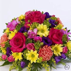 So we strive to provide the best service possible during this difficult time. Classic Vibrant Posy - Funeral Flowers London