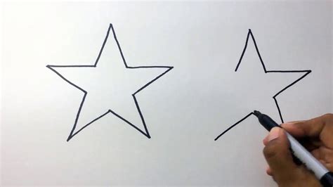Como Hacer Estrellas Facil 👈⭐⭐how To Draw And Color Stars ⭐⭐