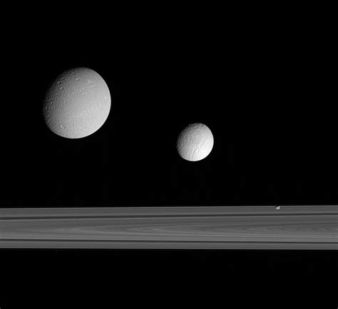 Three Of Saturns Moons Universe Today