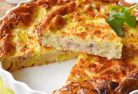 Quiche Aux Poireaux Et Thon Avec Thermomix Recette Facile Thon Hot