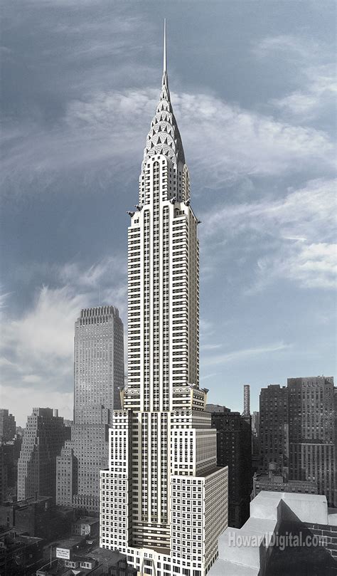 The Chrysler Building New York Ny Architectural Renderings Howard