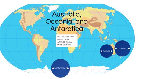 Australia Oceania And Antarctica By Hanna Pacis