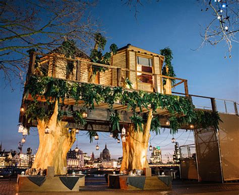 Exterior Of The Treehouse In London Southbank The Most Unusual Hotels